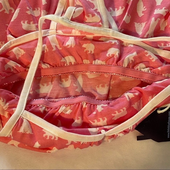 LBH by Hatley Tween Fuchsia Bears Tank Top Pink Size 12 - Picture 11 of 14